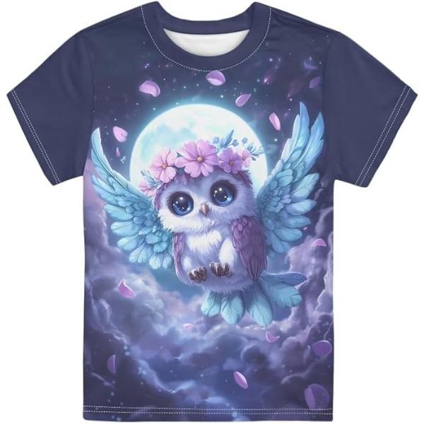 Summer Fashion Casual Cute Style Women's Cartoon Color Printed Comfortable Soft Breathable Loose T-shirt