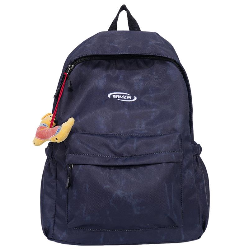 Schoolbag Japanese tie-dye campus backpack 1011 computer bag college student backpack fashion trend simple student schoolbag