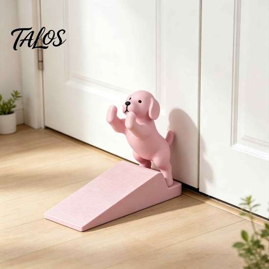 Decorative Door Wedge Cute Dog Stopper, 3D Printed Stopper for Bottom Labrador Puppy Decor of Door, Non-Slip Holder, Stop Bedroom Safety Catch