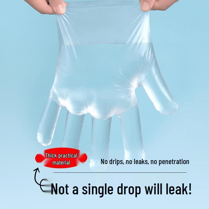 CHAHUA Antibacterial Disposable PE Gloves