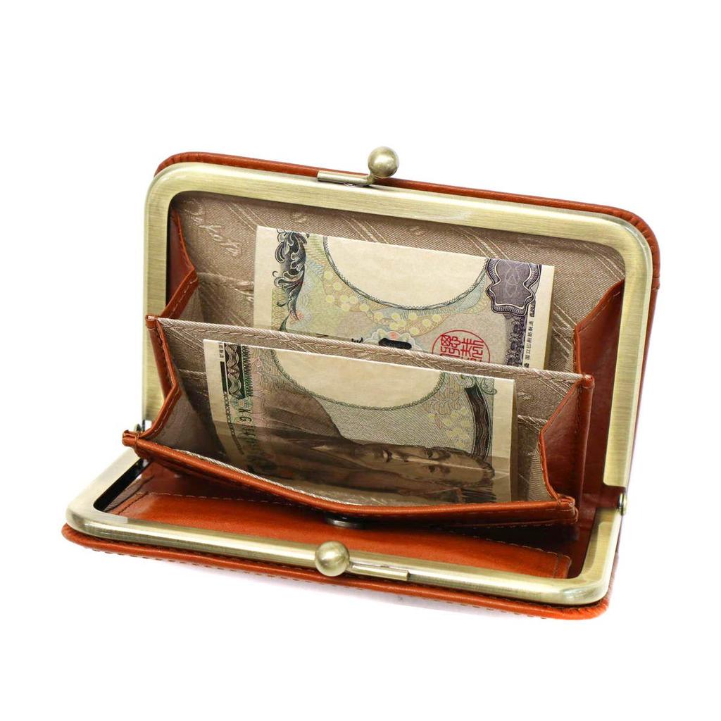 Clasp Wallet Genuine Leather Largo Red [Dakota] Women's DA-35888-30