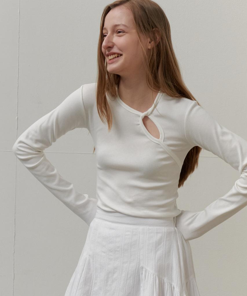 SO IR Twist T-Shirt - White