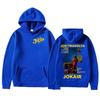 Rapper Jokair Jok Travolta 2026 Album Merch Hoodie Y2K Herren Damen Gothic Punk Hip Hop Pullover Sweatshirt Locker Gemütlich und Vielseitig