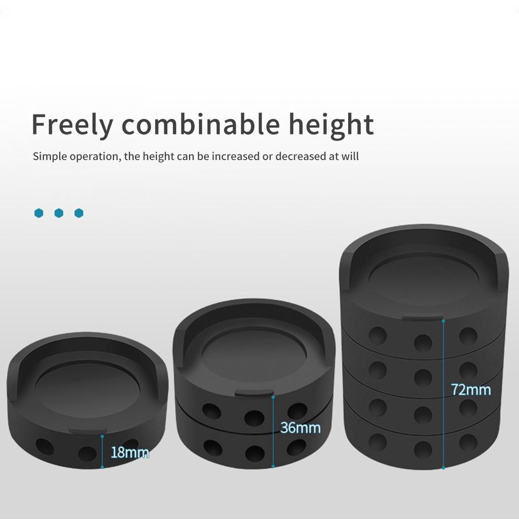 4/8 Stück Antivibrationspads Gummi Stabilisierungsmatte Waschmaschine und Trockner Stoß- und Geräuschdämpfungsmatte Mehrzweck Möbelbeinpolster