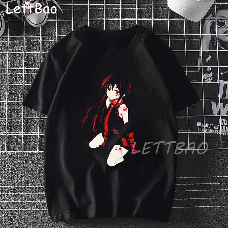 Akame Ga Kill T Shirt Akagame Ga Kill T Shirt Woman Short Sleeve Fashion Tee Shirt