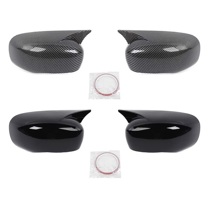 Car Rearview Mirror Decorative Frame Protective Cover For Dodge Charger For Chrysler 300C 2006-2010 Car Exterior Accessories , ABS Plastic