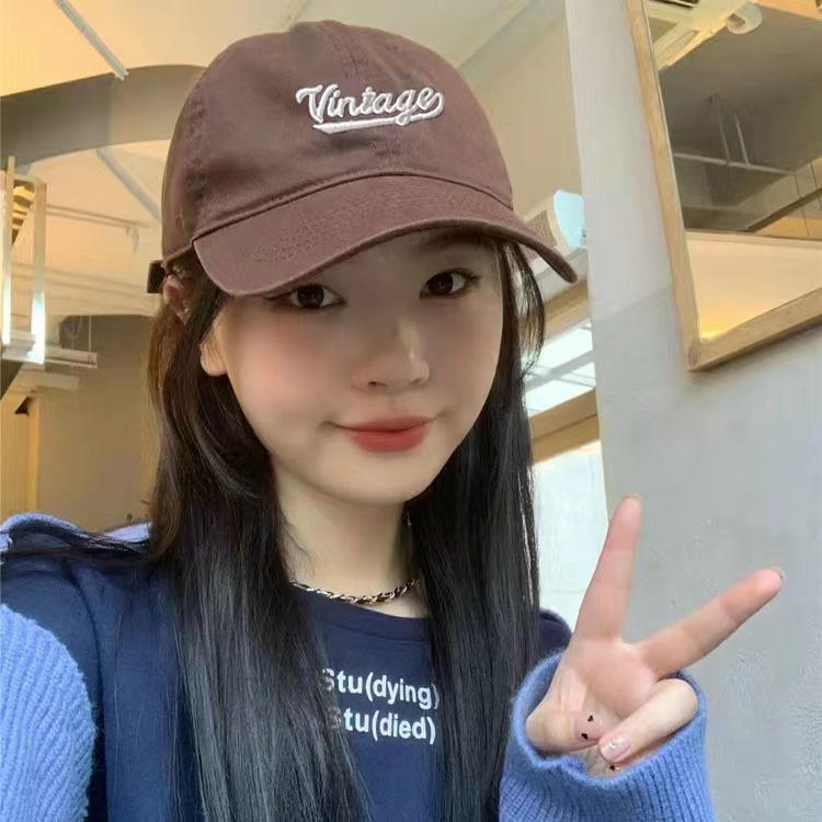 Autumn And Winter Trend American Embroidery Baseball Cap Children Casual Versatile Face Small Sunshade Sun Protection Cap Men