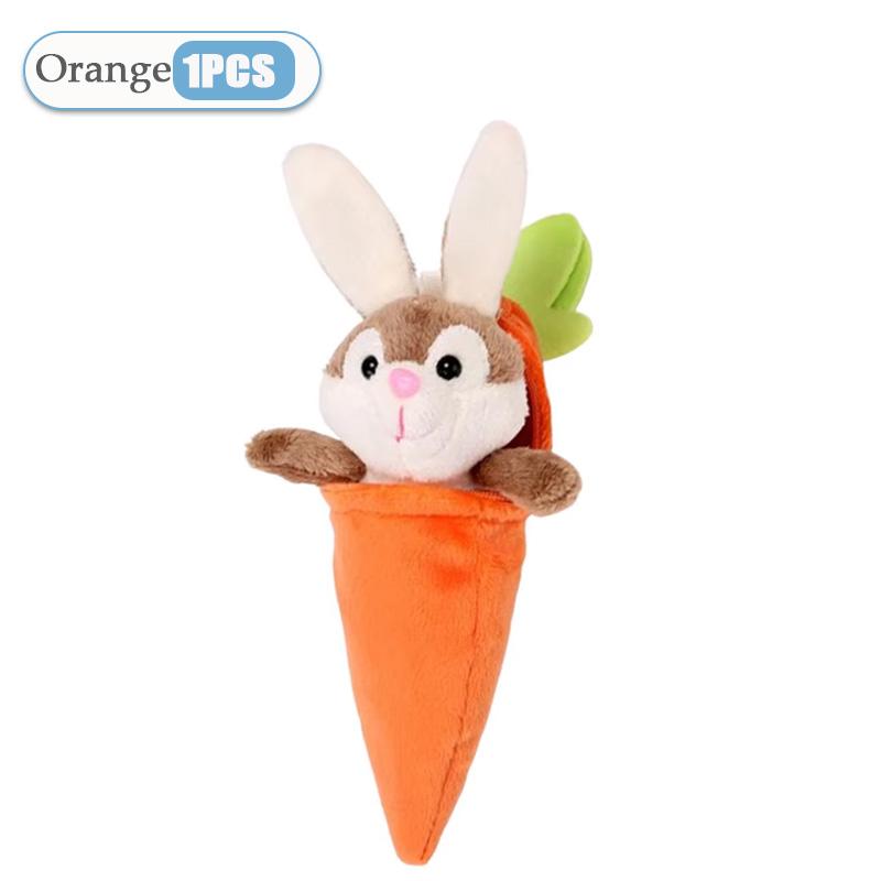 1-20PCS Kawaii Keychain Bunny Carrot Keychain Plush Toys Keychain Anime Bunny Pendant Stuffed Doll Gifts Easter Basket Gifts