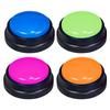 Bouton d'enregistrement vocal Jouets pour animaux de compagnie Boutons pour chien pour la communication Dressage d'animaux Buzzer Bouton parlant enregistrable Jouet intelligent pour chien