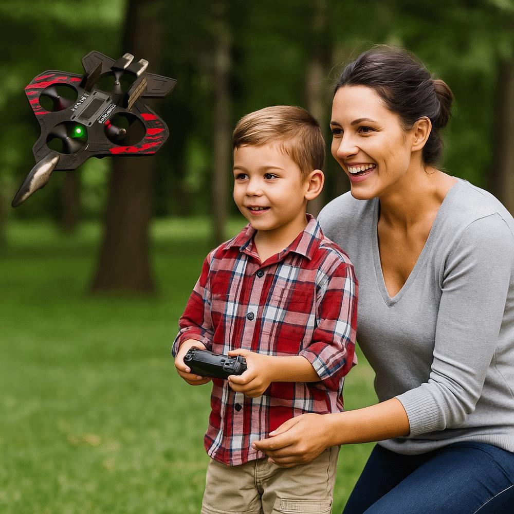 Rechargeable Four Motor Helicopter Toy EPP Foam RC Hobby Jet Plane  Home Decor