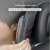 JINSERTA May Bach Design S Class Headrest Neck Pillow Adjustable Head Restraint Comfortable Leather Pillow for Universal
