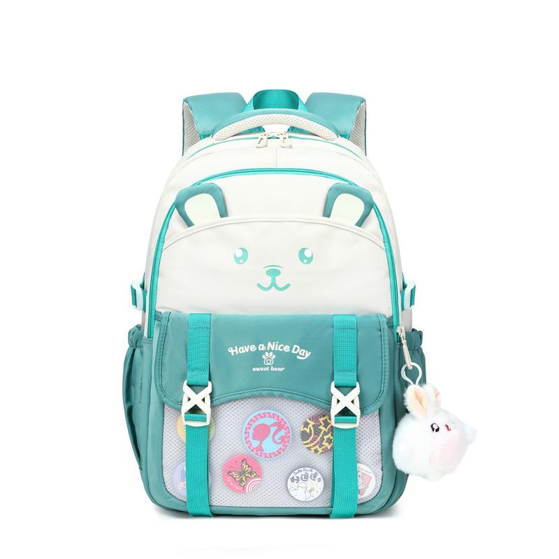 New Cute Cartoon Large-capacity Primary School 3-9 Grades Schoolbag Women's Pain Bag Fashionable Backpack