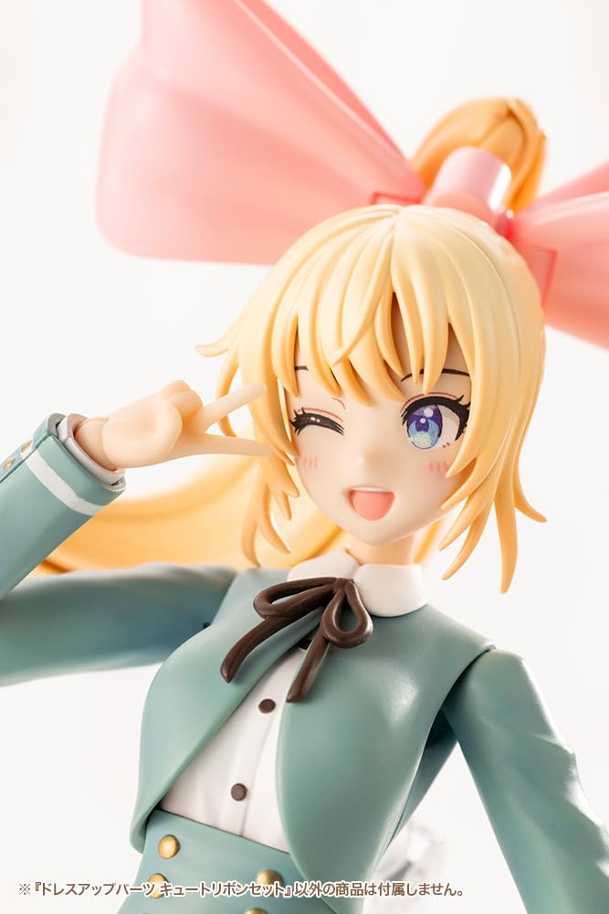 Kotobukiya M.S.G Modeling Support Goods Dress-Up Parts Cute Ribbon Set, Approx. 100mm In Length, Non-Scale Plastic Model