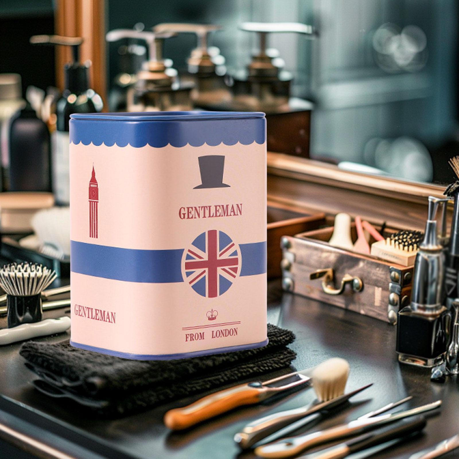 Контейнер для утилизации лезвий для парикмахерских, съемная конструкция Flag Pattern Blue