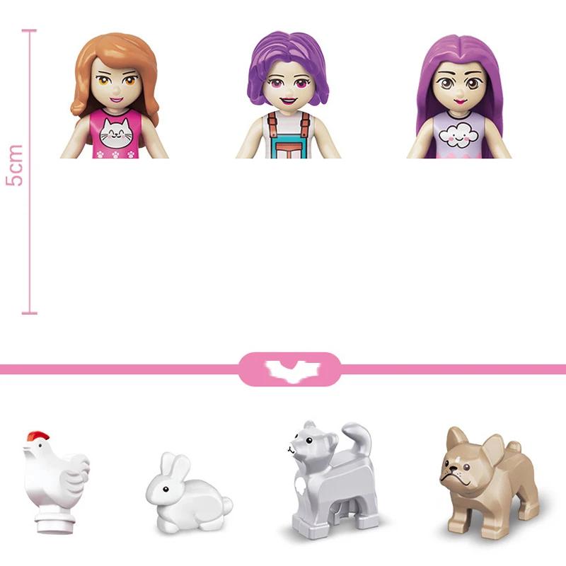 Friends City Tree House Summer Holiday Villa Castello Building Blocks Set Figure Giardino Fai da te Giocattoli per Bambini Ragazza Regalo di Compleanno