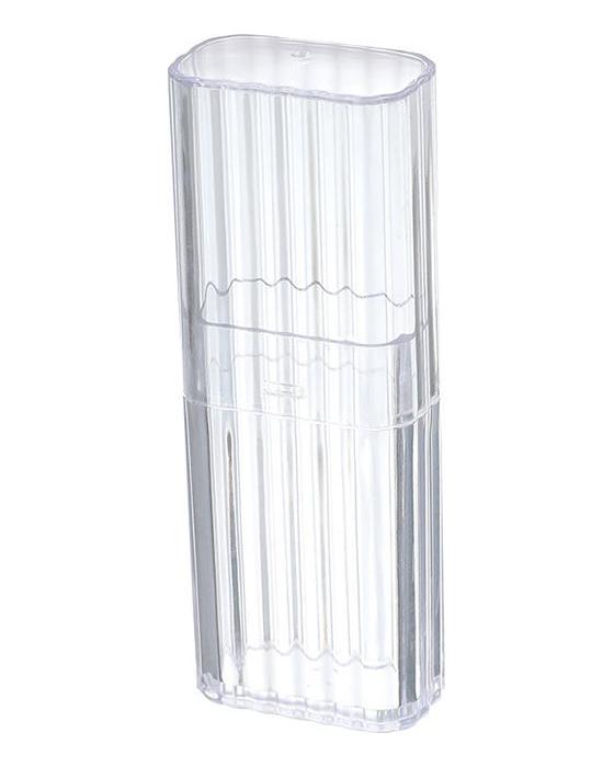 Domácí úložné potřeby, úložná krabička na vatové tyčinky, přenosná cestovní krabička na párátka, náplasti, malé průhledné úložné krabičky