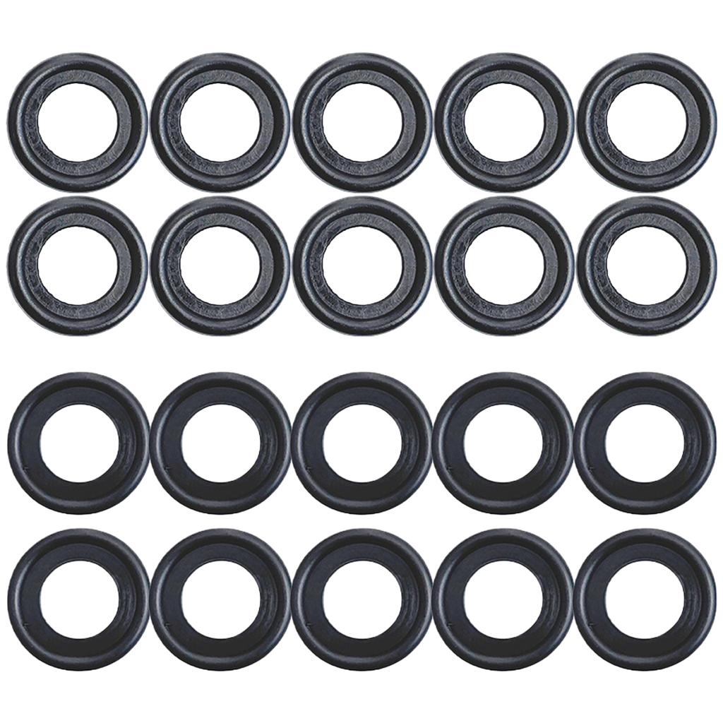 Oil Drain Plugs  Gasket Rubber Washer Wear Resistant Gasket Oil Drain Washer set Car Maintenance Gasket 10pcs for 12/14