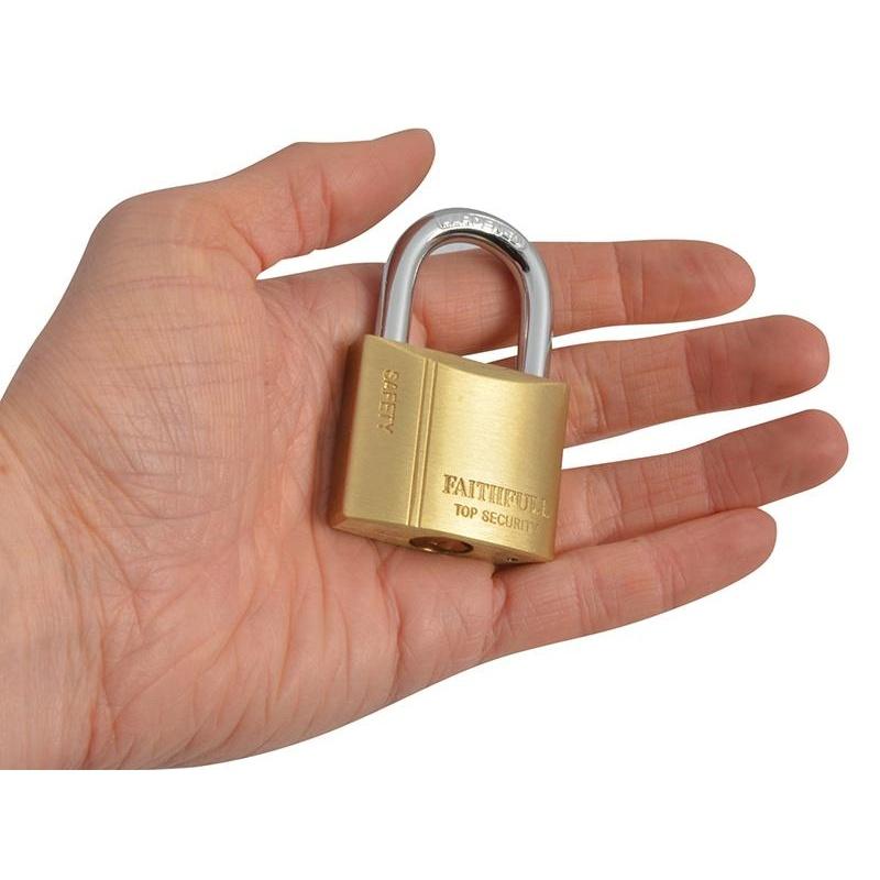 Faithfull Brass Padlock