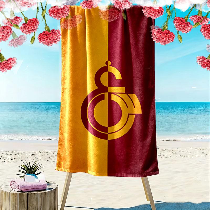 Galatasaray Heroes Print Beach Towel, Large Soft Quick Dry Towel for Beach Camping Swimming