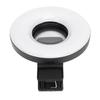 15X Macro Lens with LED Ring Light 3000K 6500K Fill Light for Smartphone Photography Vlog Close Up Photos Video