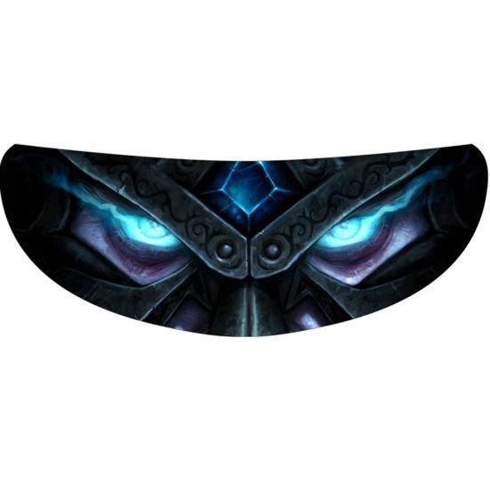 

Мода Череп Съемный Мотоциклетный Шлем Козырек Наклейки Объектив Наклейка Декор