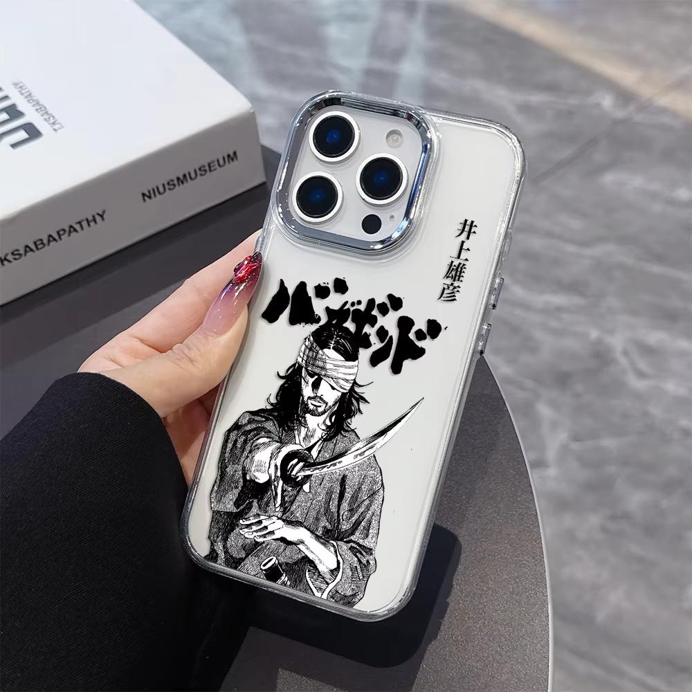 Hot New Vagabond Samurai Phone Case For iPhone 17 Air 16 e 15 14 13 12 11 Pro Max Plus SE 2020 2022 Transparent Soft Cover