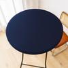 Elegant Milk Silk Round Tablecloth - Luxurious Light Feel & Elastic Fit, White Ins Style