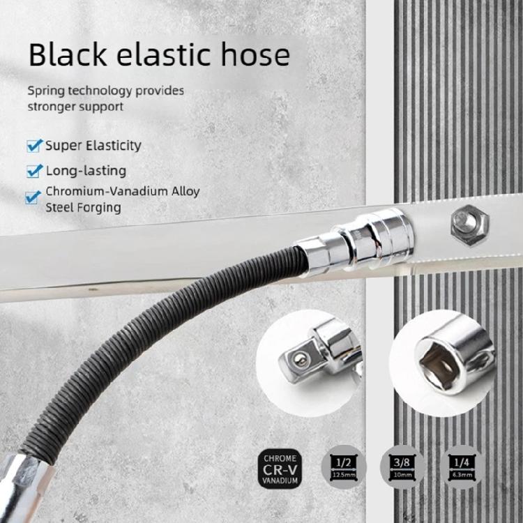 1/4 3/8 1/2inch Drive Socket Extension Rod Electric Wrench Flexible Shaft Hand Tool Home Replacement Set Spring Sleeve