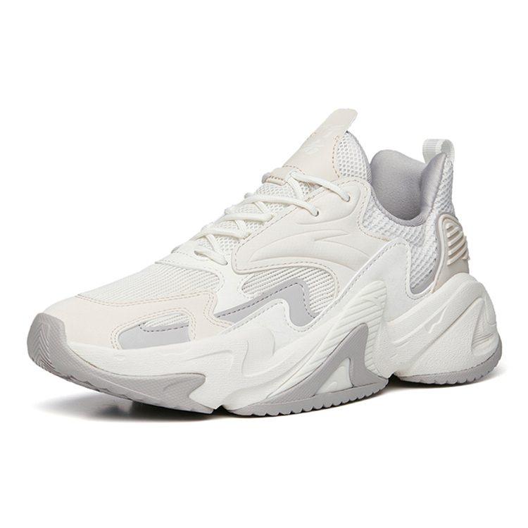 ANTA Walker 3.0 Casual Shoes Women's Low Top Ivory White/Mud Gray/Night Mist Gray 122238881-1