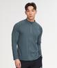 Leijibi Multi-Cooling Essential Loose Fit Zip-Up Rash Guard Men'S & Women'S Long Sleeve Jacket M (6 Colors) (Type A)
