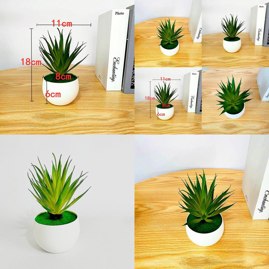 Gladiolus Fake Succulent Plant Pot With Pvc Material For Home Decor And Office Display