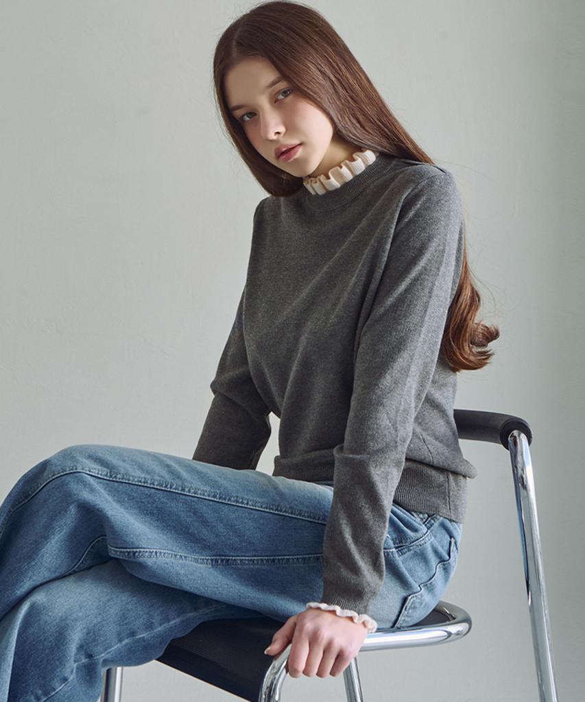 LUSIDA Sand Frill Classic Knit