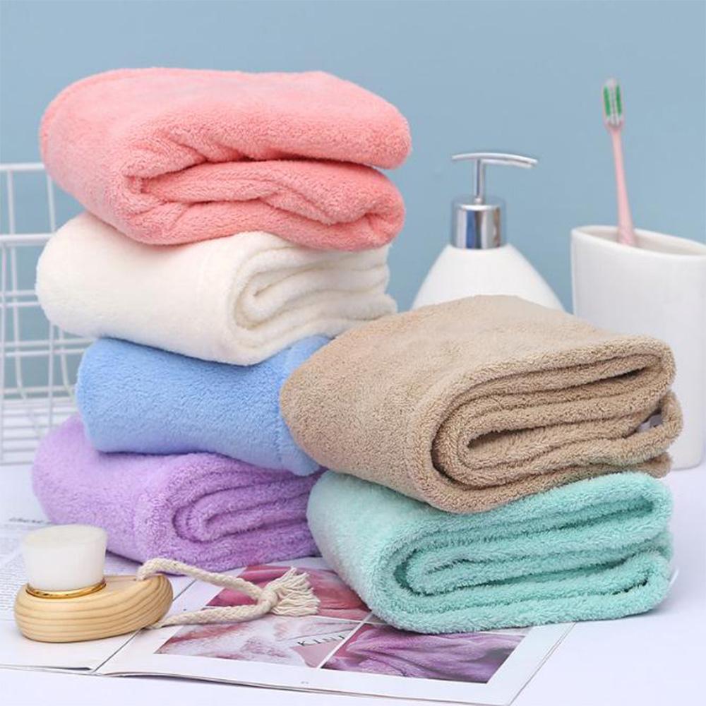 Gorro de Cachemira Coral para Cabello Seco Gorro de Rápida Absorción de Agua Gorro de Ducha