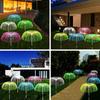 Led solar jellyfish outdoor garden lights waterproof Christmas ornaments backyard balcony lawn decoration