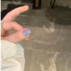 Hand-painted polka dot cat's eye pure hand-worn nail white plaid bow advanced sense nail art patch fake nail