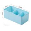 Organizzatore per Cassetto Biancheria Intima e Calzini: Scatola portaoggetti in plastica per armadi e dormitori