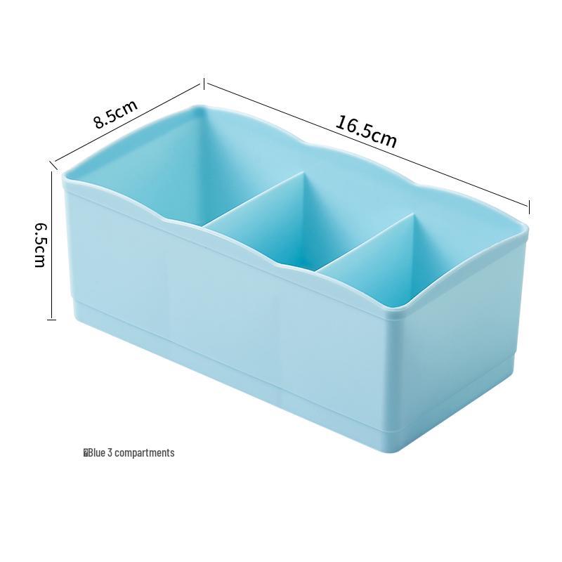 Organizzatore per Cassetto Biancheria Intima e Calzini: Scatola portaoggetti in plastica per armadi e dormitori