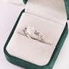 Elegant Adjustable Gold-Plated Zircon Ring for Women