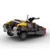New Apocalyptic Style Armored Vehicle Desert Camouflage Adult Collectible Figurine Small Particle Building Block Toy