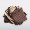 Coffee Pocket Towel Men'S Suit High-End Pattern Polyester Silk Banquet Host Retro Small Square Towel Handkerchief Chest Towel