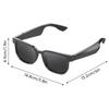 KI Smart Bluetooth Audiobrille Outdoor-Sport Anruf Navigation Ultraviolett-Schutz Sonnenbrille