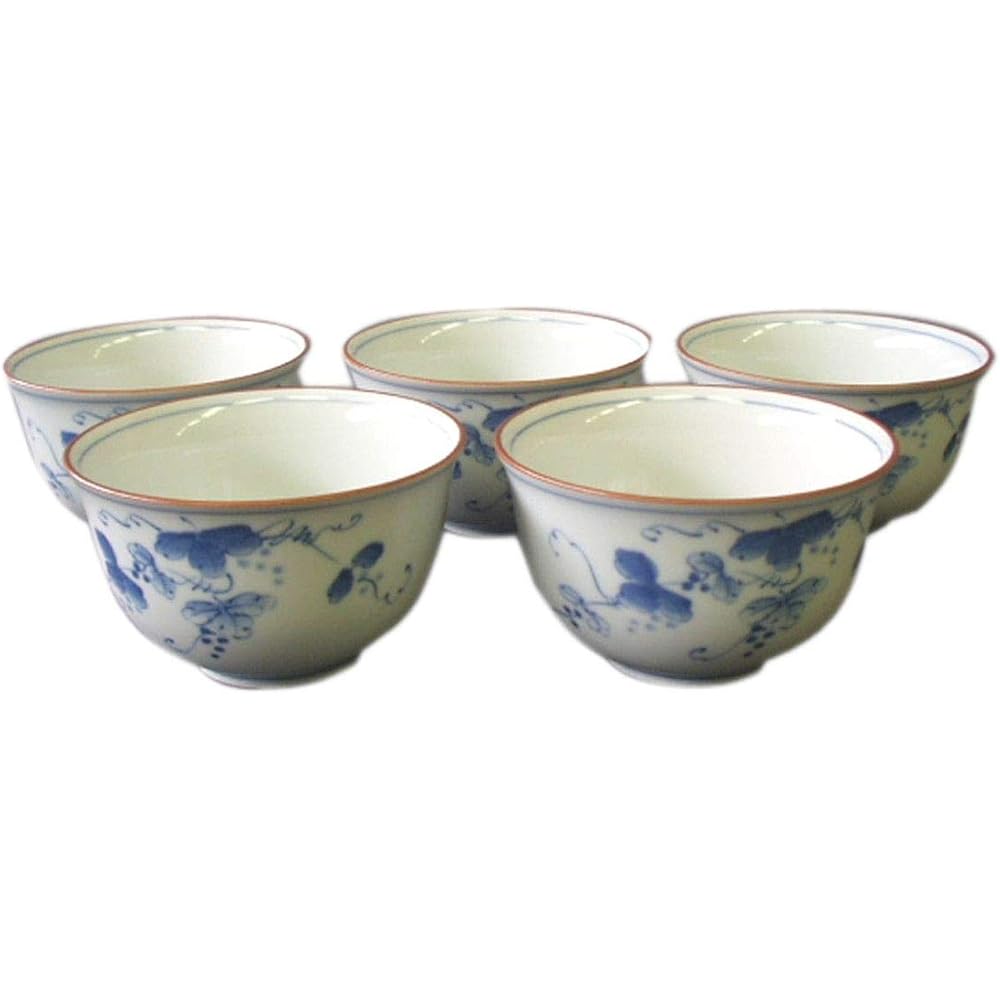 CtoC Arita Multi Teacup Set 9x5cm Grapes Japanese Porcelain Tea Cups
