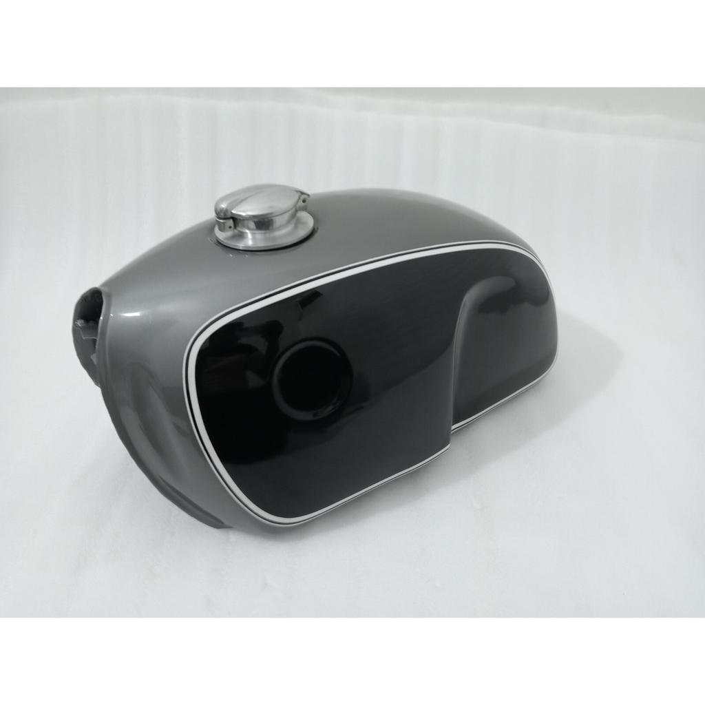 BMW R100 RT RS R90 R80 R75 STEEL FUEL TANK BLACK & GRAY PAINTED + CAP |Fit For