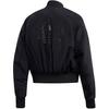 Adidas Solid Color Sports Casual Baseball Jacket Women Jacket Black FN1517
