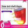 Solar-Powered Outdoor Infrared Security Alarm with Motion Sensor for Farms and Orchards