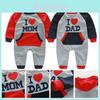 Hochwertiger Neugeborenen Trainingsanzug Baby Junge Mädchen Baumwolle Body Jumpsuit Kleidungsset