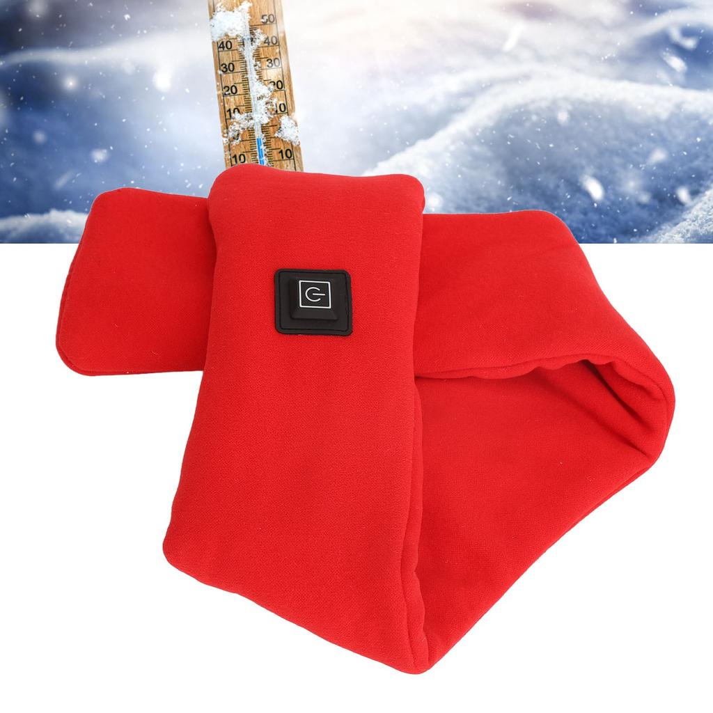 Heated Scarf Intelligent Cold   Warm Electric USB Heating Scarf Neck Warmer for Men Women