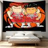 SLAM DUNK Print Tapestry - Portable Wall Decor Cloth, for Home, Dorm, Travel, Bedroom, Living Room - Ideal Birthday Housewarming Gift
