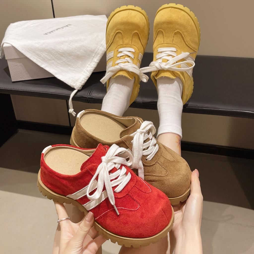 Suede Flats Women's New Spring Women's Shoes Versatile Sports and Leisure Board Shoes