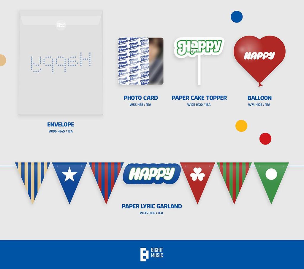 (LP Vinyl) Jin (BTS) [HAPPY] 1st Mini Album